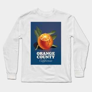 Orange County California travel poster Long Sleeve T-Shirt